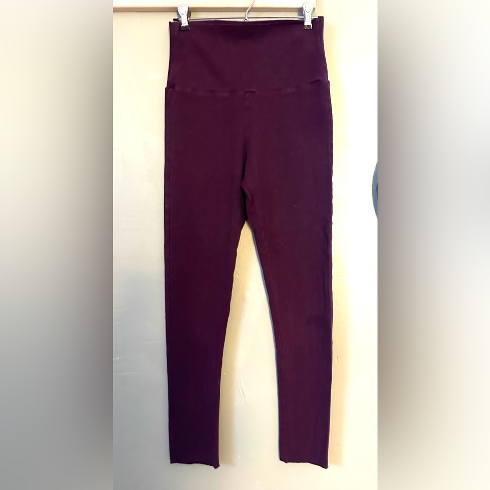 Sweet skins thick organic cotton long yoga tights medium high waisted